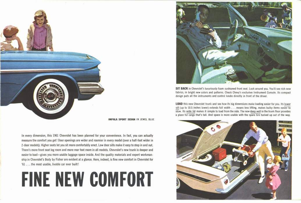 1961 Chevrolet Brochure Page 1